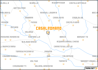 map of Casalromano