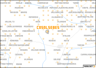 map of Casal Sebes