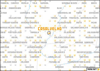 map of Casal Velho