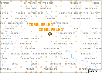 map of Casal Velho