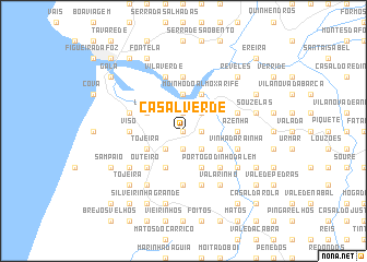 map of Casal Verde