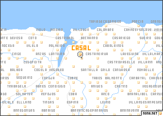 map of Casal