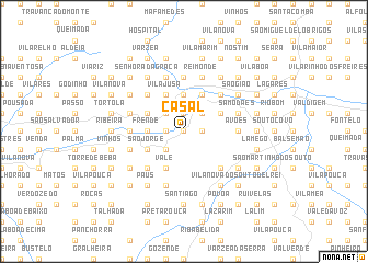 map of Casal