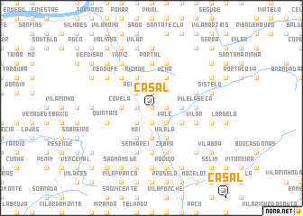 map of Casal