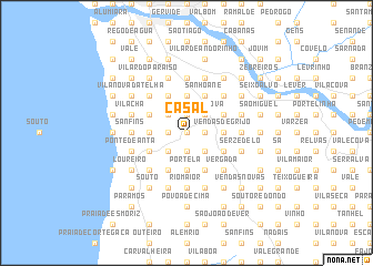 map of Casal