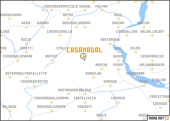 map of Casa Madal