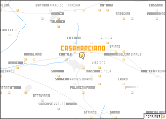 map of Casamarciano