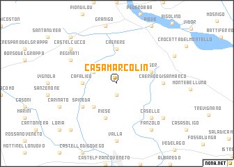 map of Casa Marcolin