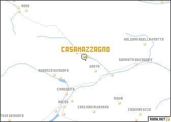 map of Casamazzagno