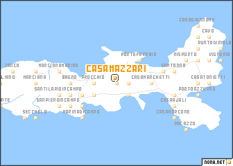 map of Casa Mazzari