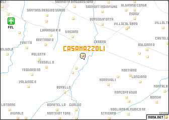 map of Casa Mazzoli