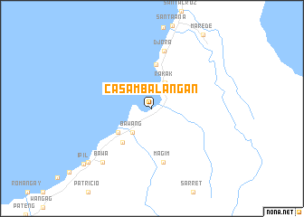 map of Casambalangan