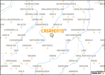 map of Casamento