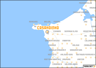 map of Casa Moinho