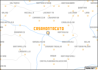 map of Casa Montacuto