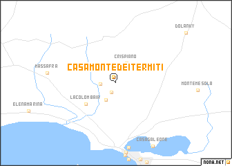 map of Casa Monte dei Tèrmiti