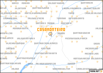 map of Casa Monteiro