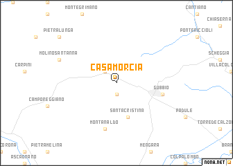 map of Casamorcia