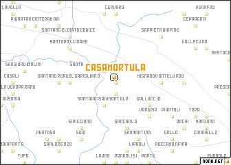 map of Casa Mortula