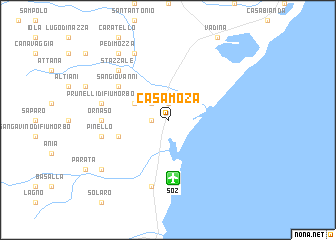 map of Casa Moza