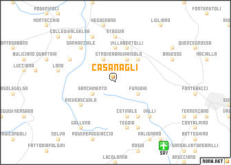 map of Casa Nagli