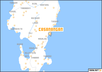 map of Casanangan