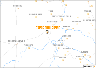 map of Casa Navarro