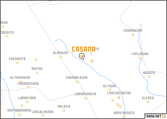 map of Casaña