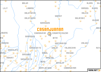 map of Casanjuanan