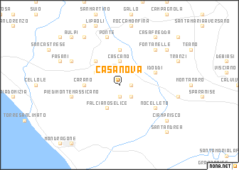 map of Casanova