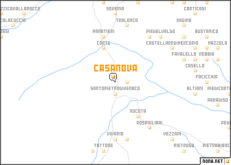 map of Casanova