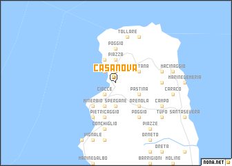 map of Casanova