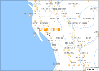 map of Casantaan