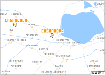 map of Casa Nuova