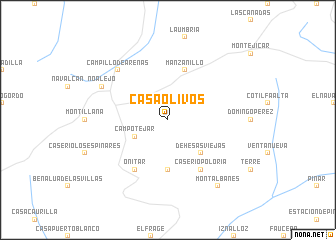 map of Casa Olivos