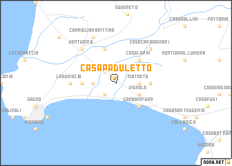 map of Casa Paduletto