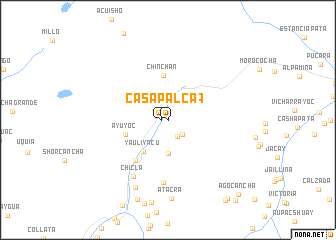 map of Casapalca