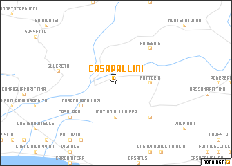 map of Casa Pallini