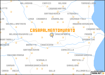 map of Casa Palmento Murato