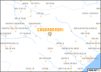 map of Casa Parroni