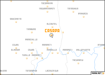 map of Casapa
