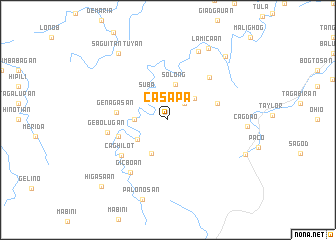 map of Casapa