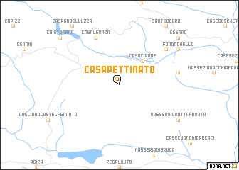 map of Casa Pettinato