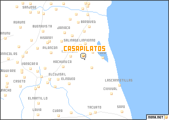 map of Casapilatos