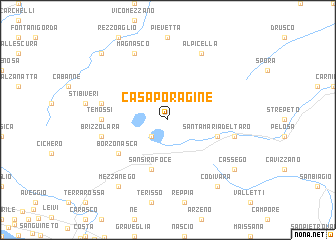 map of Casa Poragine