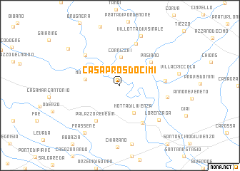 map of Casa Prosdocimi