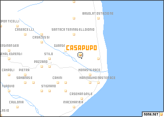 map of Casa Pupo