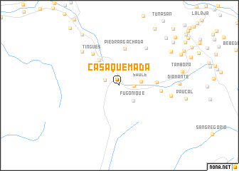 map of Casa Quemada