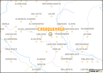 map of Casa Quemada