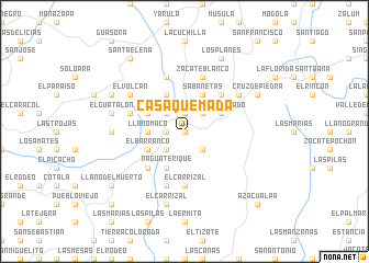 map of Casa Quemada